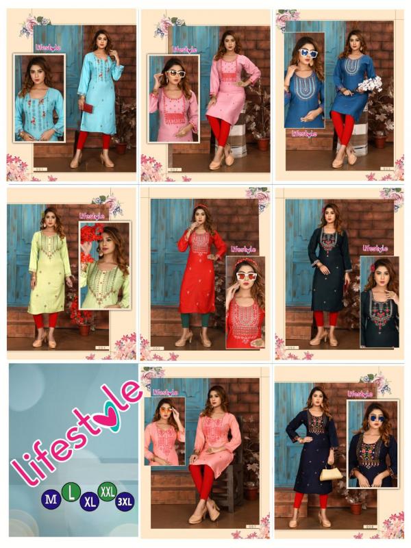 Trendy LifeStyle Vol 2 Rayon Designer Exclusive Kurti collection